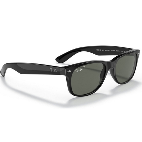 RAY BAN UNISEX New Wayfarer Polarized Sunglasses - Picture 2 of 9